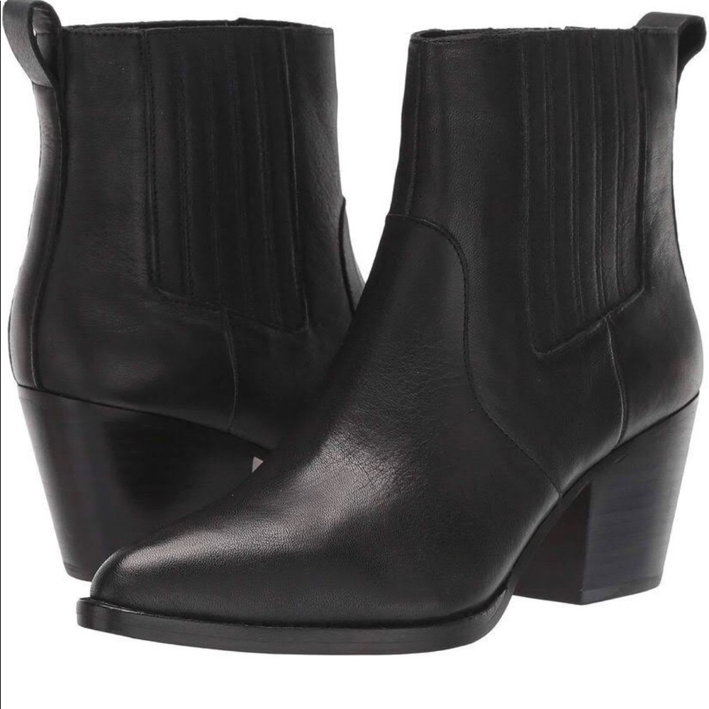 J.Crew Leather Chelsea Western Boot